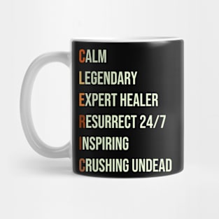 Cleric Healer Priest RPG Pnp Roleplaying Dungeon Meme Gift Mug